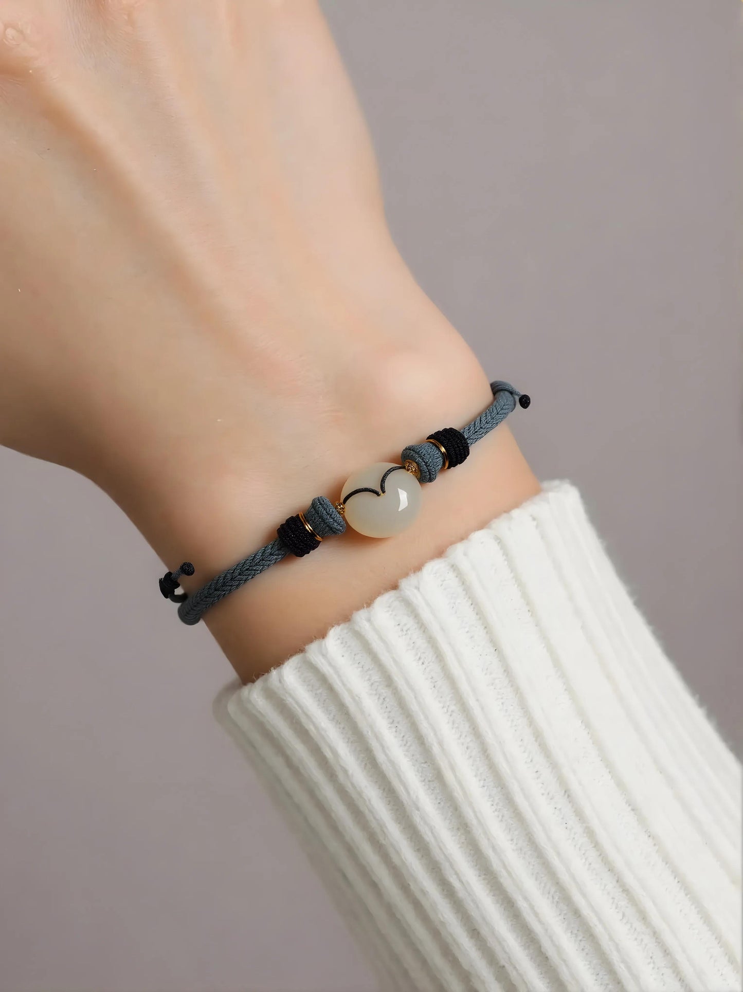 Agate Peaceful Coin(Blue)