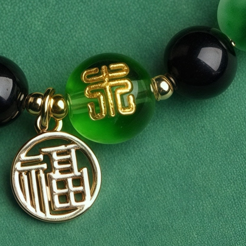 Five Elements Wood Reinforcement Natural Bracelet