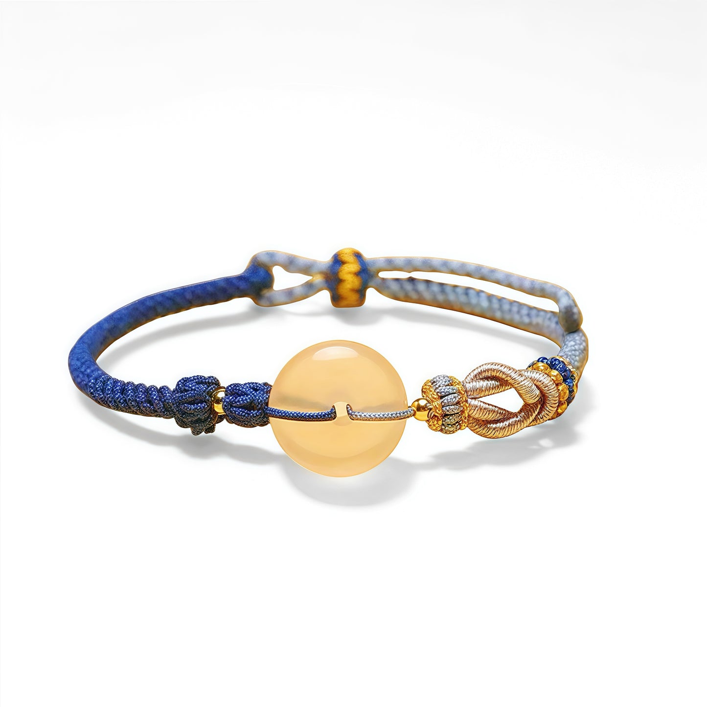 Agate Peaceful Coin（Blue）