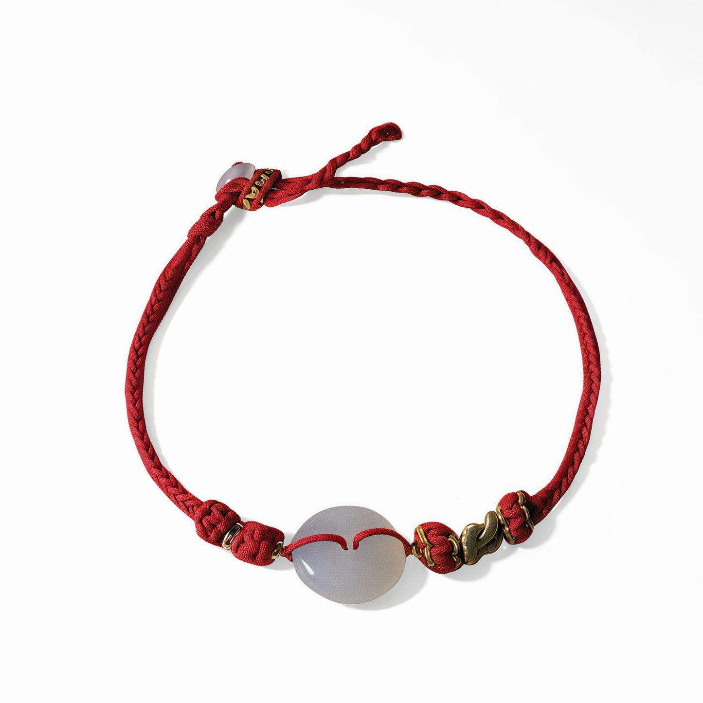 Agate Peaceful Coin (Red)