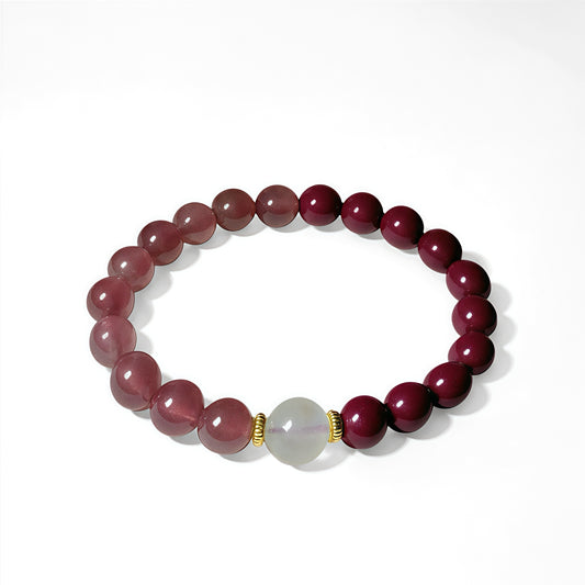 Cinnabar Natural Crystal Bracelet