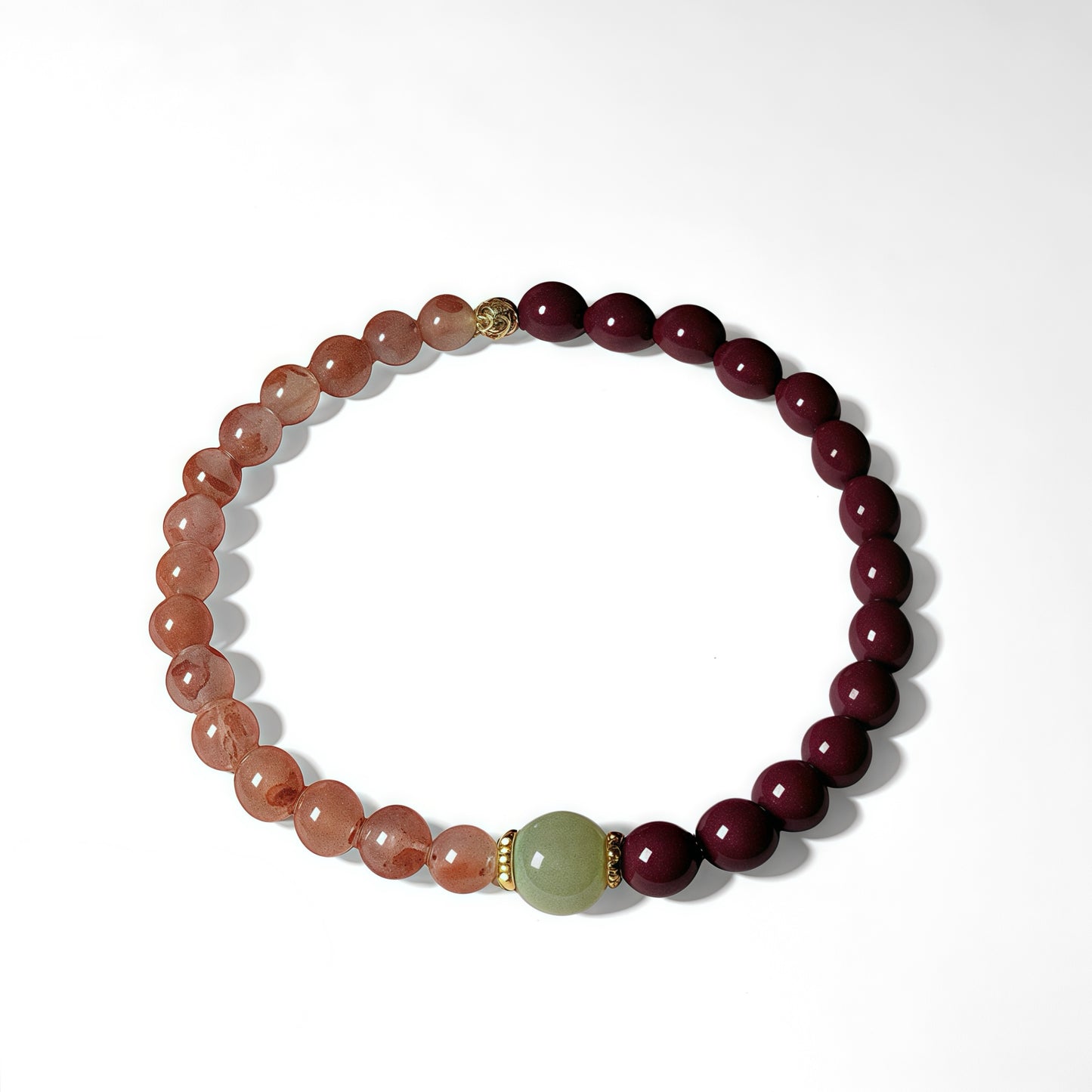 Hetian Jade & Cinnabar Bracelet