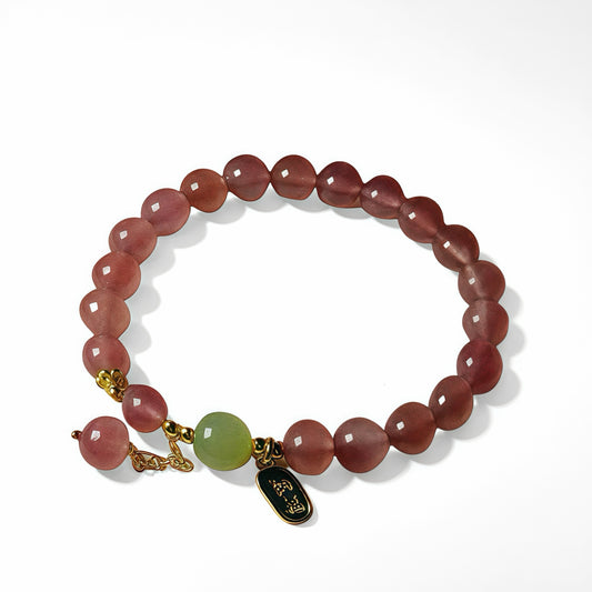 Natural Rose Quartz Bracelet